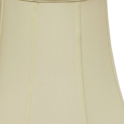 Ivory Monay Shantung Silk Bell Lamp Shade HomeRoots
