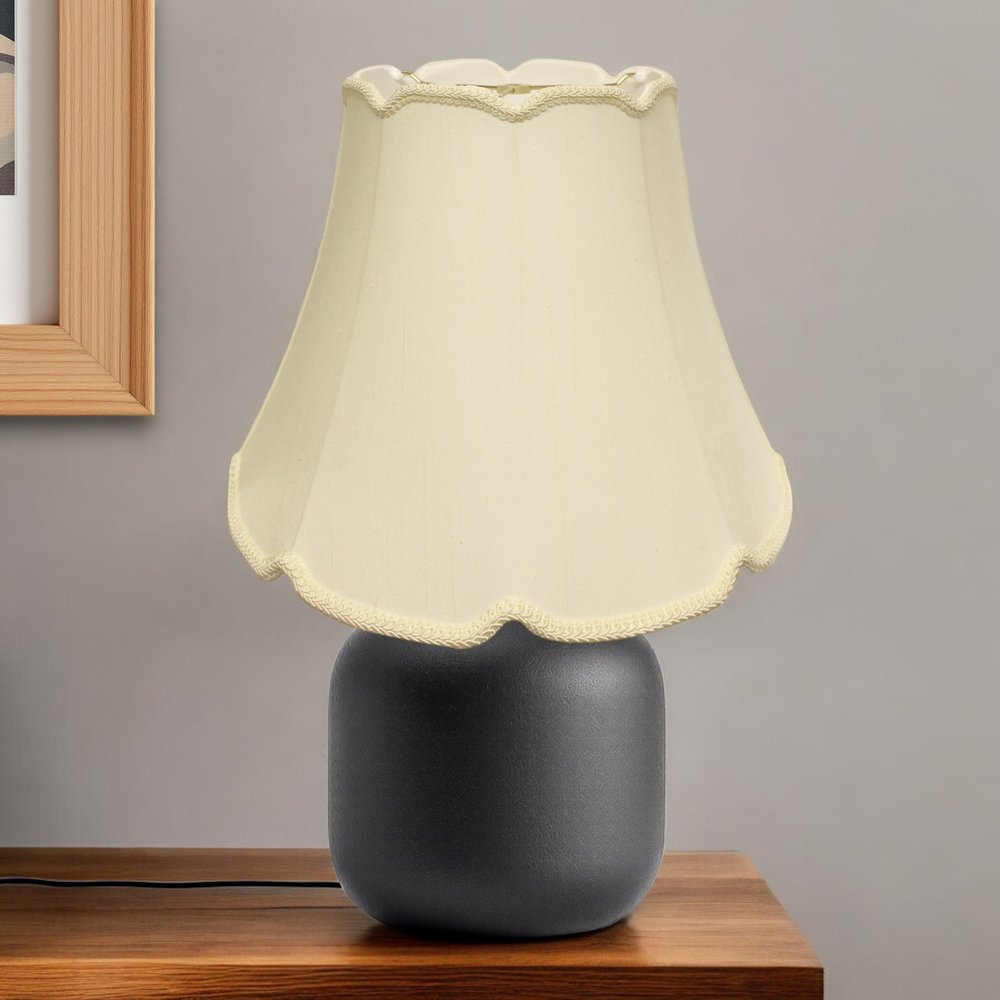 Ivory Monay Shantung Silk Empire Lamp Shade