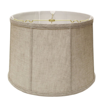 Cream Linen Drum Lamp Shade HomeRoots