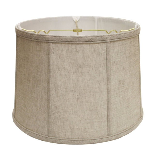 Cream Linen Drum Lamp Shade HomeRoots