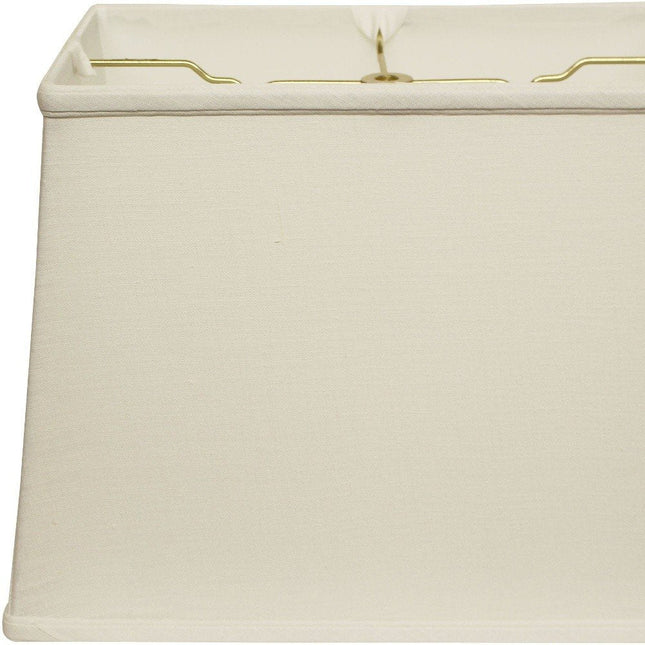White Linen Lamp shade HomeRoots