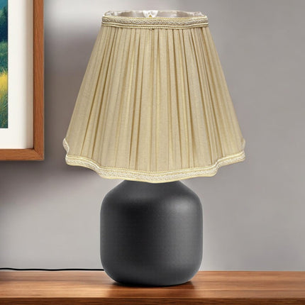 Taupe Shantung Silk Square Lamp Shade HomeRoots