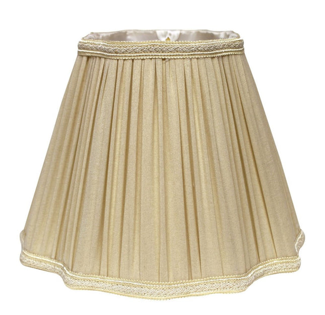 Taupe Shantung Silk Square Lamp Shade HomeRoots