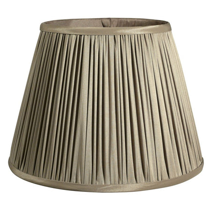 Ash Gray Taffeta Pleated Empire Lamp Shade HomeRoots