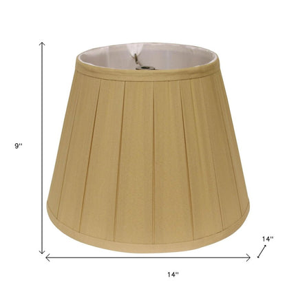 Camel Shantung Silk Empire Lamp Shade HomeRoots