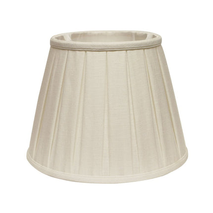 White Linen Pleated Empire Lamp Shade HomeRoots