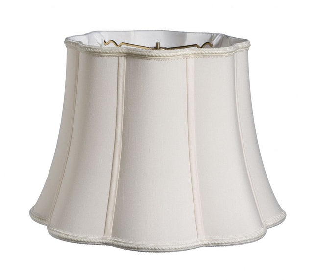 Cream Shantung Silk Novelty Lamp Shade HomeRoots