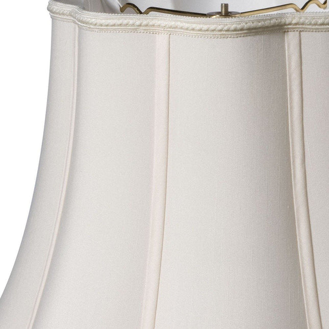 Cream Shantung Silk Novelty Lamp Shade HomeRoots