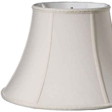 Cream Shantung Silk Bell Lamp Shade HomeRoots