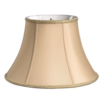 Gold Shantung Silk Oval Lamp Shade HomeRoots