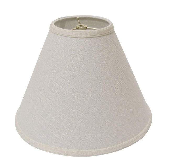 Off White Linen Print Cone Lamp Shade HomeRoots