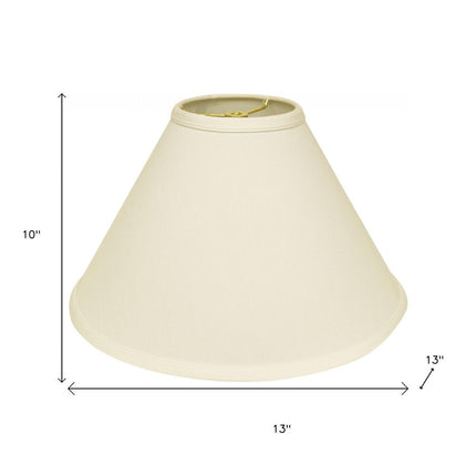 Ivory No Slub Innsbruck Print Cone Lamp Shade HomeRoots