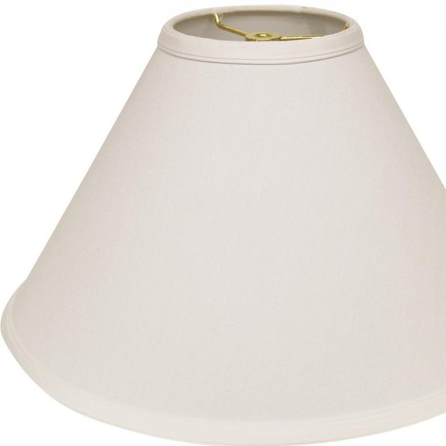 White No Slub Innsbruck Cone Lamp Shade HomeRoots