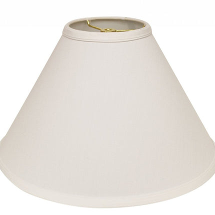 White No Slub Innsbruck Cone Lamp Shade HomeRoots