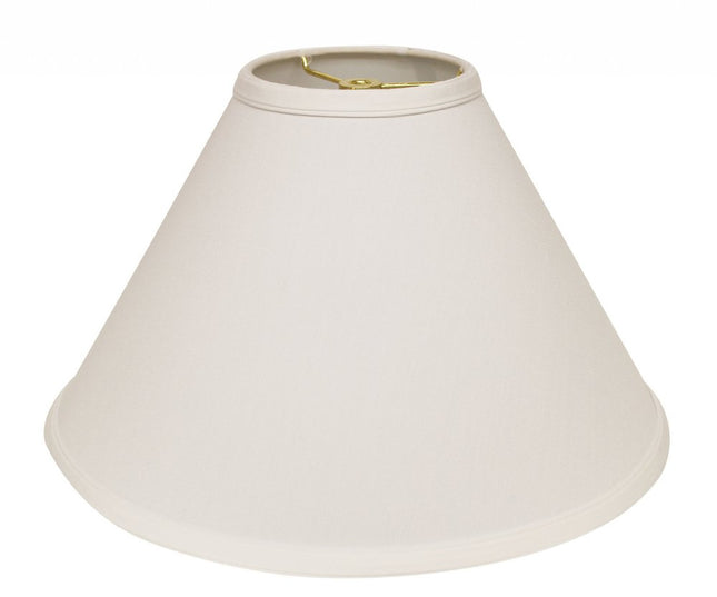 White No Slub Innsbruck Cone Lamp Shade HomeRoots