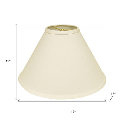 Ivory No Slub Innsbruck Cone Lamp Shade HomeRoots
