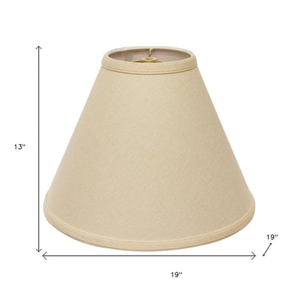 Beige Linen Cone Lamp Shade HomeRoots