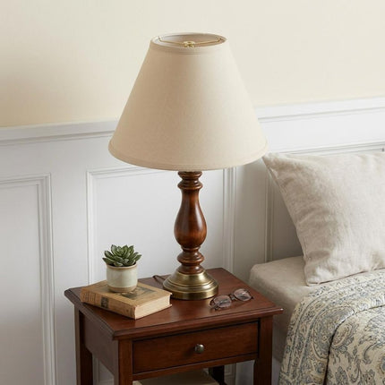Beige Linen Cone Lamp Shade HomeRoots