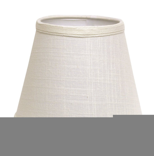 White Linen Empire Lamp Shade HomeRoots
