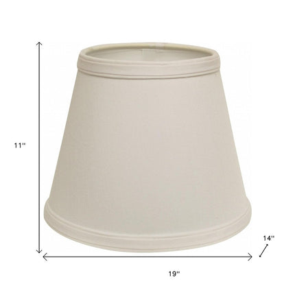 White No Slub Innsbruck Empire Lamp Shade HomeRoots