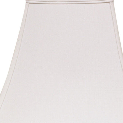 White No Slub Innsbruck Square Lamp Shade HomeRoots