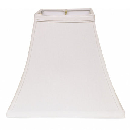 White No Slub Innsbruck Square Lamp Shade HomeRoots