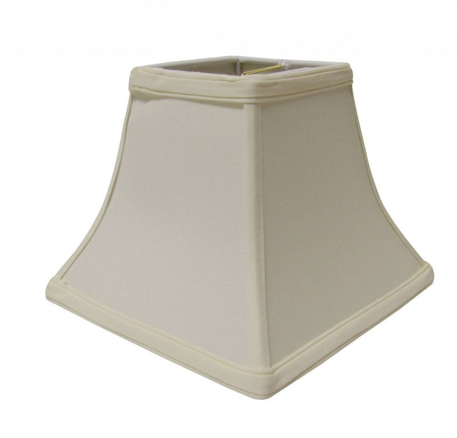 Ivory No Slub Innsbruck Square Lamp Shade HomeRoots