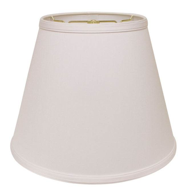 16" White Empire Deep Slanted No Slub Lampshade HomeRoots