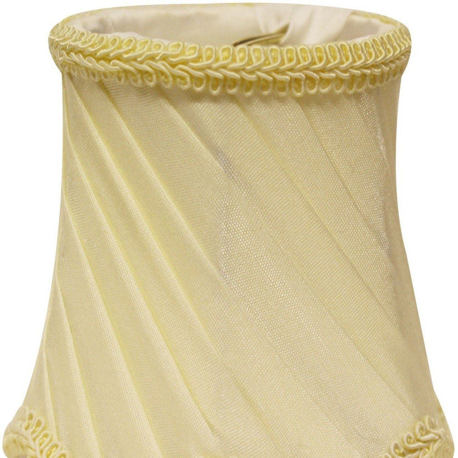 Slate Gray Silk Bell Lamp Shade HomeRoots