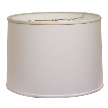 White No Slub Innsbruck Drum Lamp Shade HomeRoots