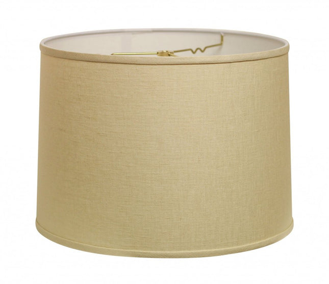 Beige Linen Drum Lamp Shade HomeRoots
