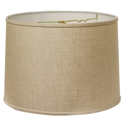 Dark Brown Linen Drum Lamp Shade HomeRoots