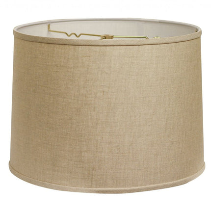 Dark Brown Linen Drum Lamp Shade HomeRoots