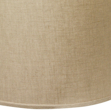 Dark Brown Linen Drum Lamp Shade HomeRoots