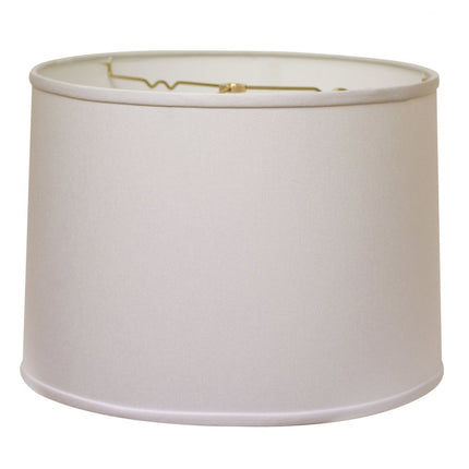 White No Slub Innsbruck Drum Lamp Shade HomeRoots