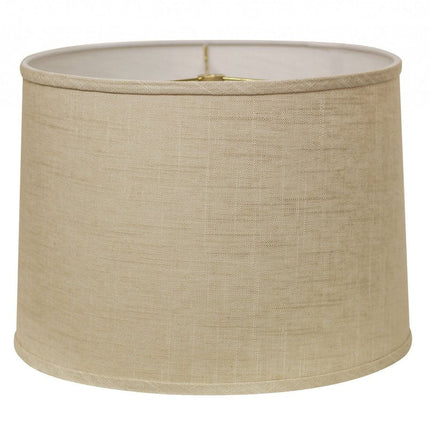 Light Yellow Linen Drum Lamp Shade HomeRoots