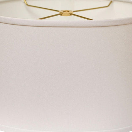 White No Slub Innsbruck Oval Lamp Shade HomeRoots
