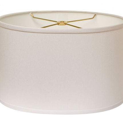 White No Slub Innsbruck Oval Lamp Shade HomeRoots