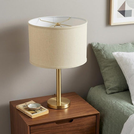 Beige Linen Oval Lamp Shade HomeRoots