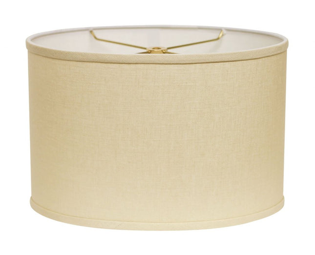 Beige Linen Oval Lamp Shade HomeRoots