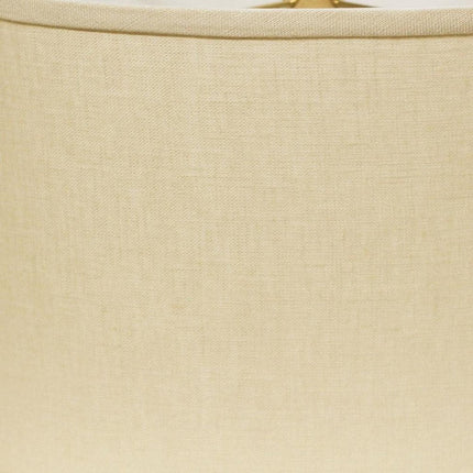Beige Linen Oval Lamp Shade HomeRoots