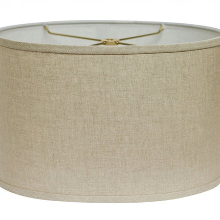 Dark Brown Linen Oval Lamp Shade HomeRoots