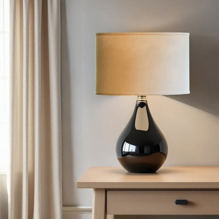 Beige Linen Oval Lamp Shade HomeRoots