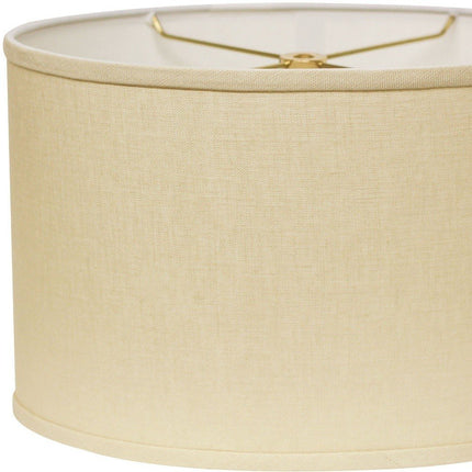 Beige Linen Oval Lamp Shade HomeRoots