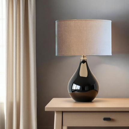 Beige Linen Oval Lamp Shade HomeRoots