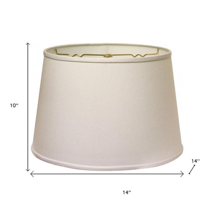 White No Slub Innsbruck Empire Lamp Shade HomeRoots