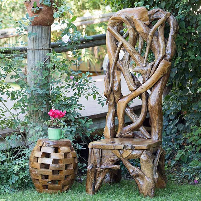 Habini Teak Driftwood King Chair