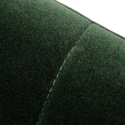 Green Upholstered Velvet Dining Arm Chair HomeRoots