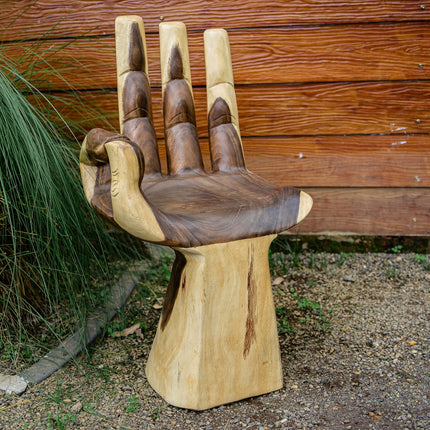 Large Buddha Hand Shaped Chair Garden Age