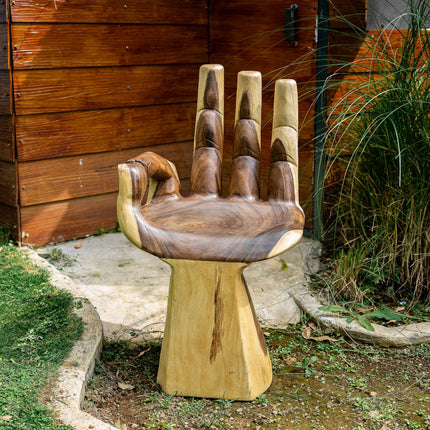 Large Buddha Hand Shaped Chair Garden Age